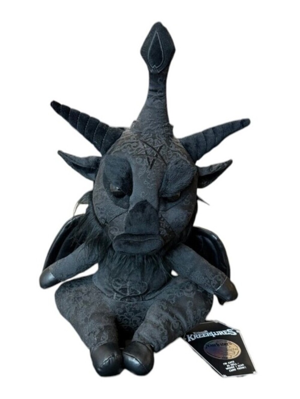 Killstar Kreeptures Dark Lord Victoriana Plush Toy Black Baphomet NEW
